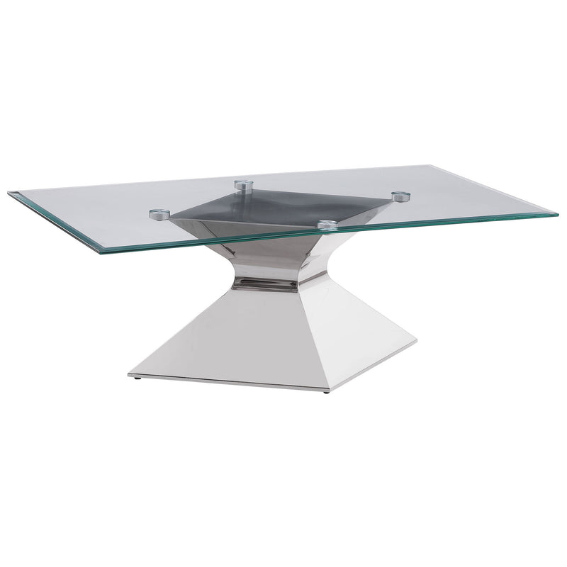 Jenny - Base Stainless Steel Coffee Table - Silver