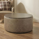 Bethanstone - Storage Ottoman - Warm Brown