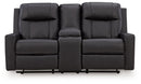 Mackmenville - Double Reclining Loveseat With Console