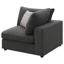 Serene - Upholstered Corner - Charcoal