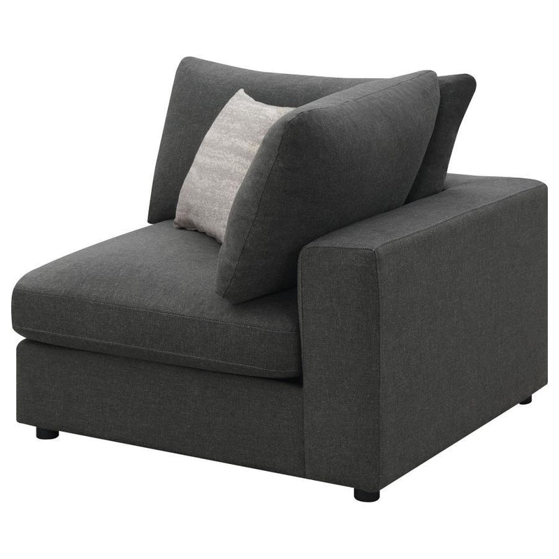 Serene - Upholstered Corner - Charcoal