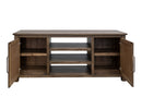 Novus lodge - 2 Doors TV Stand - Walnut Brown