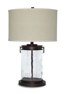 Tailynn - Glass Table Lamp  - Clear / Bronze Finish