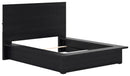 Londer - Queen Panel Bed - Black