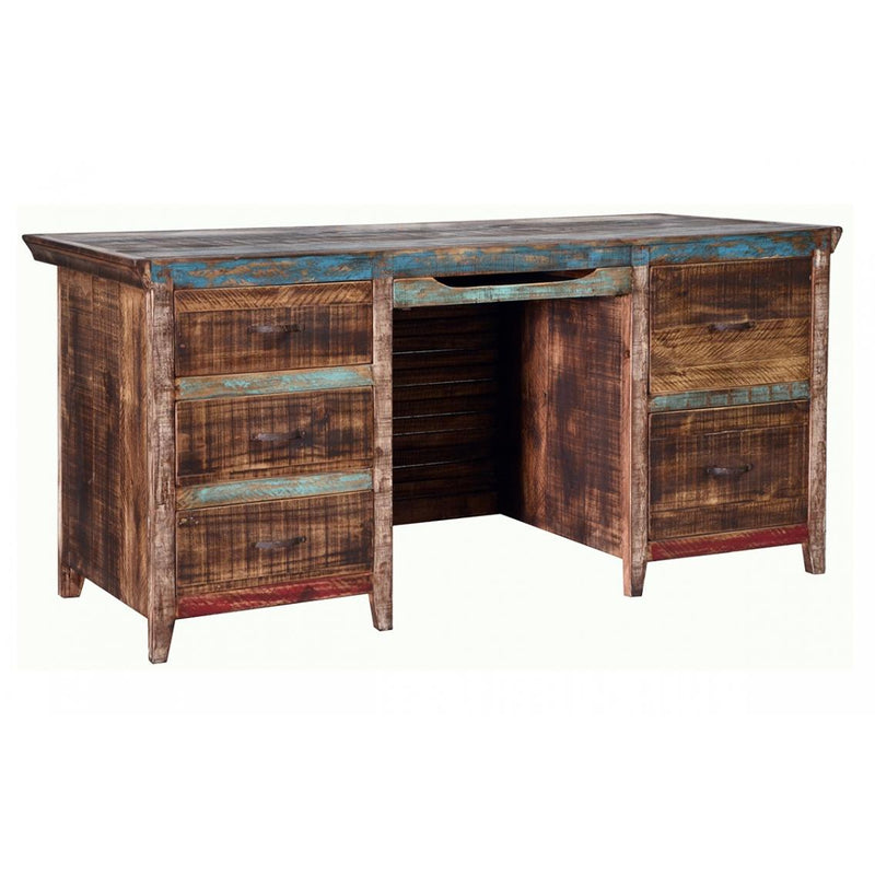 Lone Star Rustic Office Desks Workstations CC ESC-06 IMAGE 1