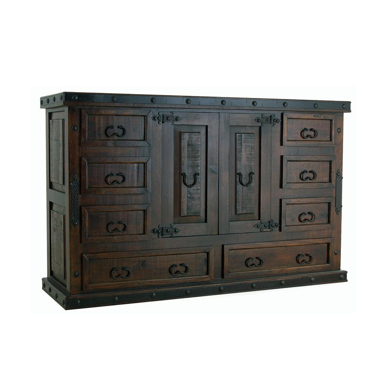 Lone Star Rustic Gran Hacienda 8-Drawer Dresser LG COM-15 IMAGE 1