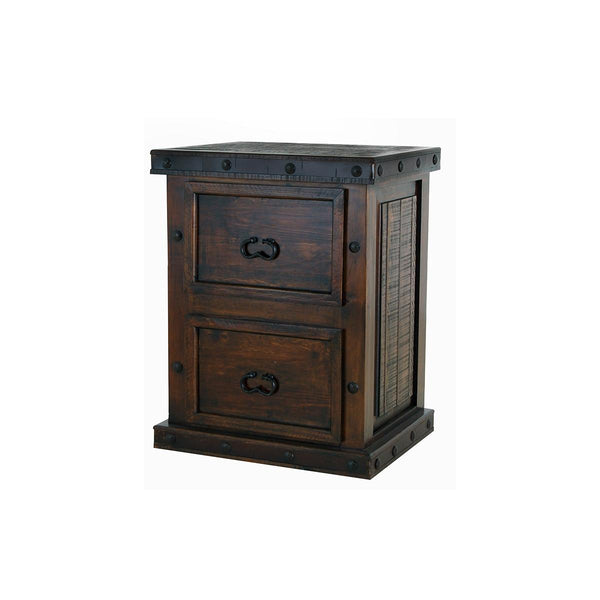 Lone Star Rustic Office Desk Components Storage Unit LG FIL-08 IMAGE 1