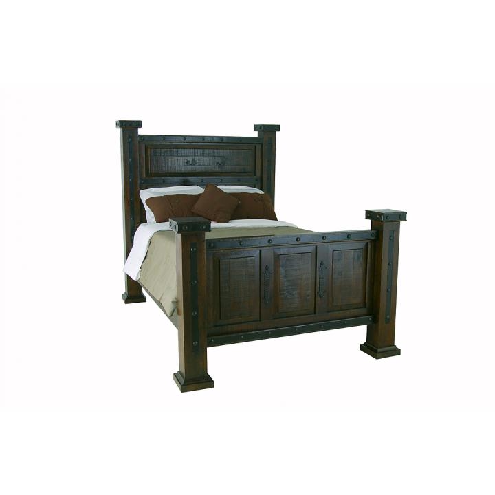 Lone Star Rustic Gran Hacienda King Panel Bed Gran Hacienda King Bed IMAGE 2