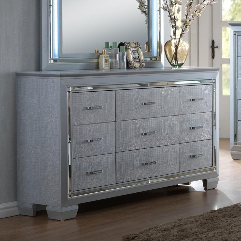 Crown Mark Lillian 9-Drawer Dresser B7100-1