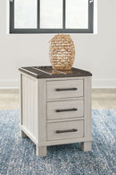 Darborn - Chair Side End Table - Gray / Brown