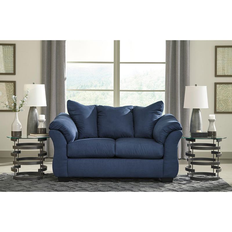 Manufacturer Color_Blue  Motion Type_Stationary  -- Darcy 7500735 Loveseat IMAGE 2