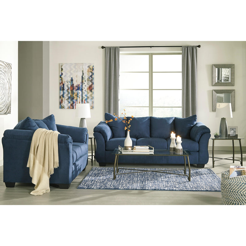  Manufacturer Color_Blue  Motion Type_Stationary  -- Darcy 7500735 Loveseat IMAGE 5