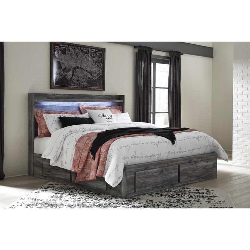  Size_King  -- Baystorm B221B16 King Panel Bed with 6 Storage Drawers IMAGE 1
