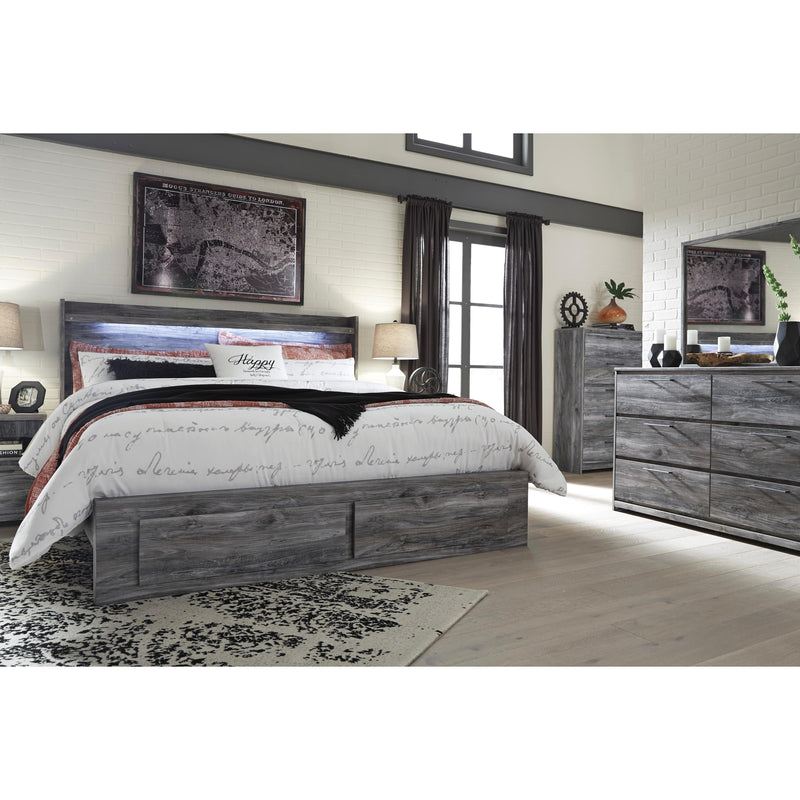  Size_King  -- Baystorm B221B16 King Panel Bed with 6 Storage Drawers IMAGE 3