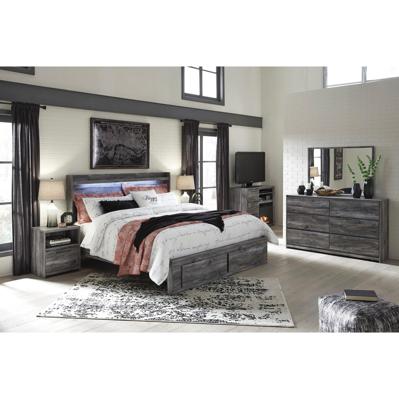  Size_King  -- Baystorm B221B12 King Panel Bed with 2 Storage Drawers IMAGE 9