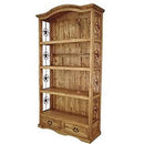 Red River Rustic Bookcases 4-Shelf LFX-LIB-01 IMAGE 1
