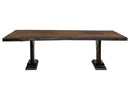 Forge - Rectangular Dining Table (Live Edge) - Brown