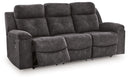 Brysonview - Reclining Sofa - Charcoal