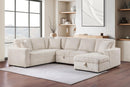 Devonshire - Loveseat With Pull-out Sleeper, Box 2 of 3 - Camel
