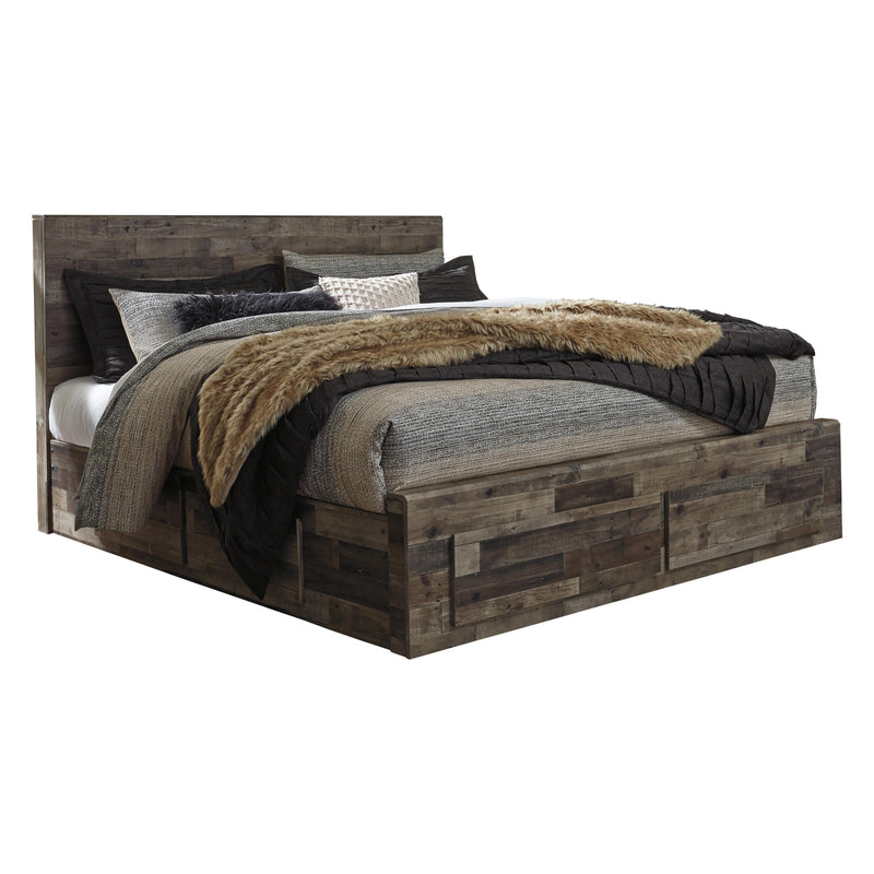  Size_King  -- Derekson B200B12 King Panel Bed with 6 Storage Drawers IMAGE 1
