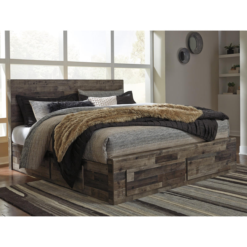 Size_King  -- Derekson B200B12 King Panel Bed with 6 Storage Drawers IMAGE 2