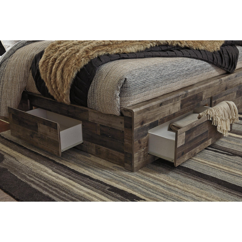  Size_King  -- Derekson B200B12 King Panel Bed with 6 Storage Drawers IMAGE 4