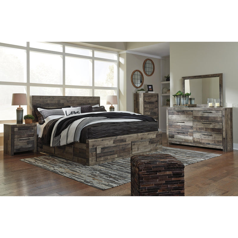  Size_King  -- Derekson B200B12 King Panel Bed with 6 Storage Drawers IMAGE 8