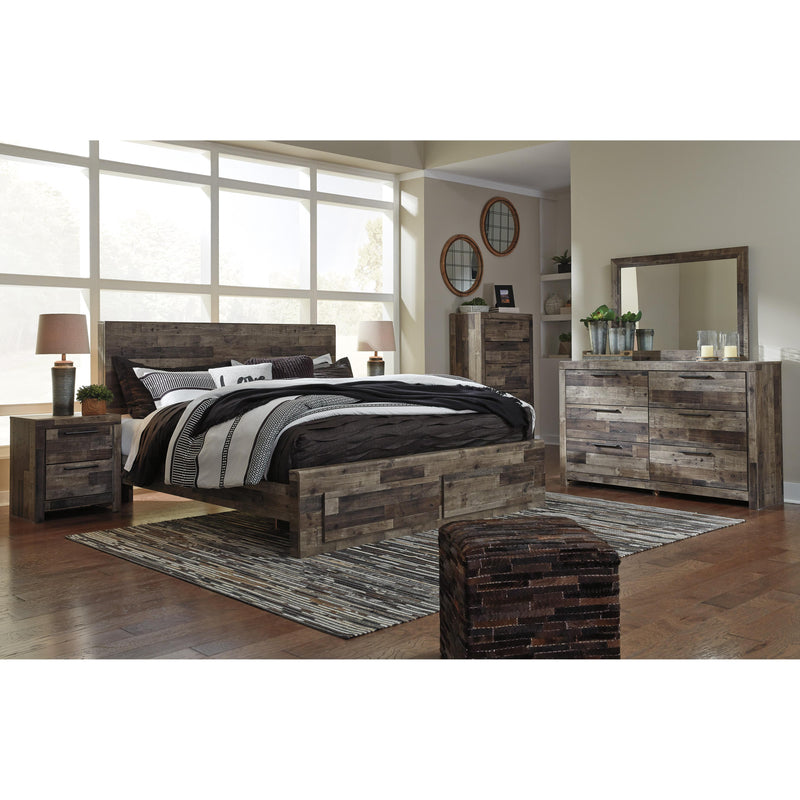  Size_King  -- Derekson B200B14 King Panel Bed with 2 Storage Drawers IMAGE 6