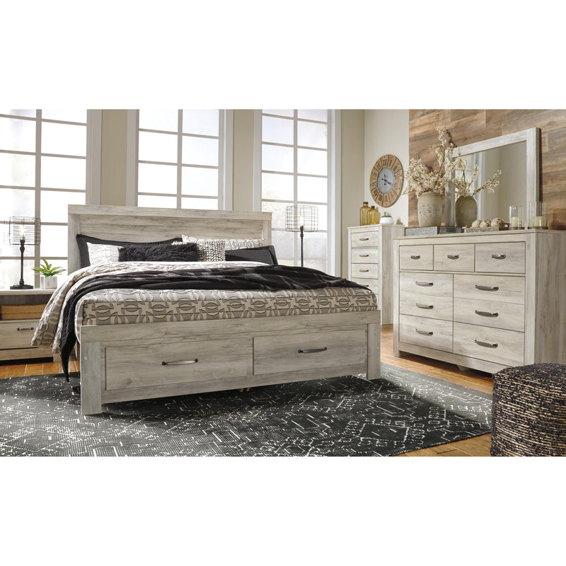 Size_King  -- Bellaby B331B9 King Platform Bed with 2 Storage Drawers IMAGE 3
