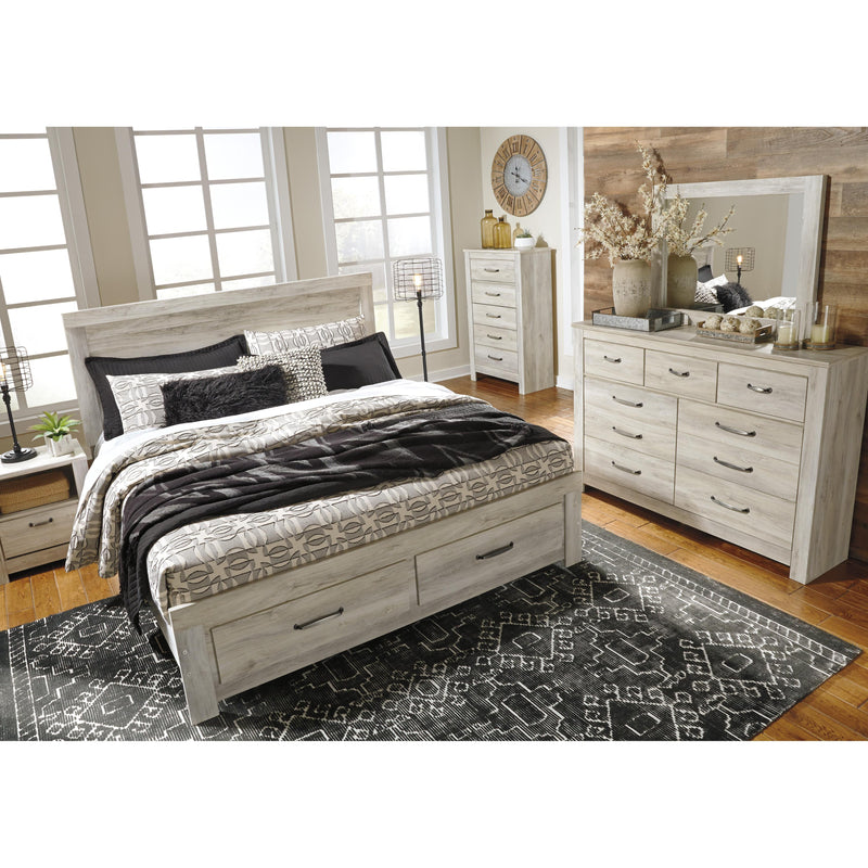  Size_King  -- Bellaby B331B9 King Platform Bed with 2 Storage Drawers IMAGE 4