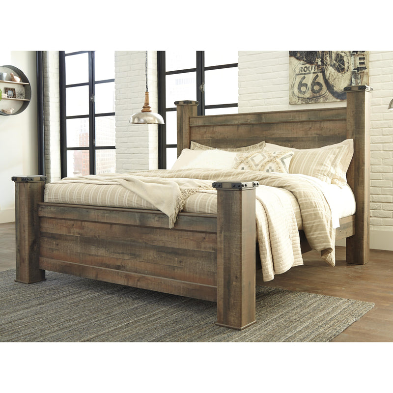  Size_King  -- Trinell B446B45 King Poster Bed IMAGE 2
