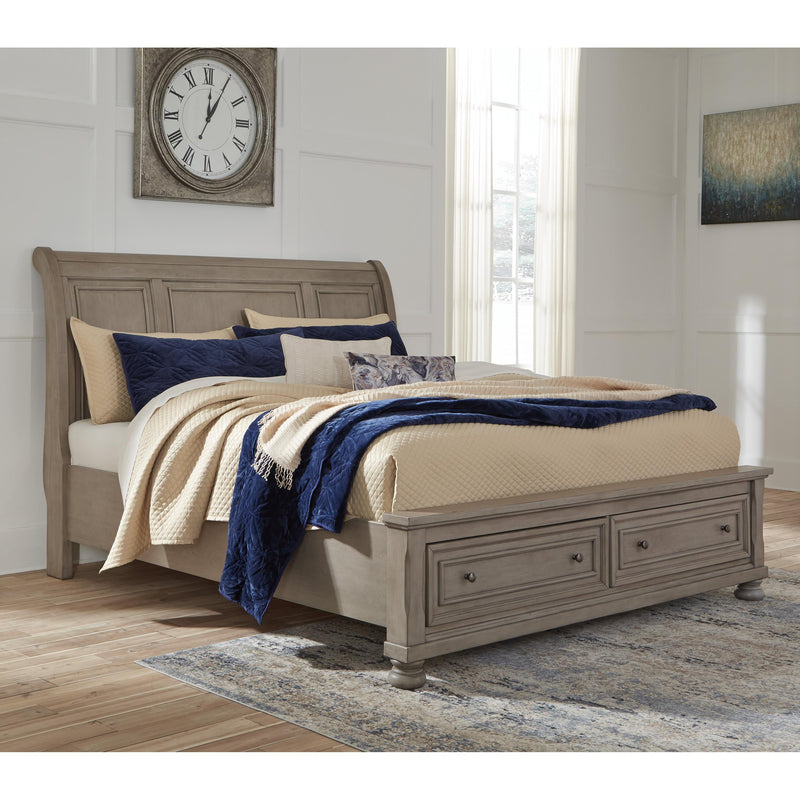  Size_California King  -- Lettner B733B9 California King Sleigh Bed IMAGE 2