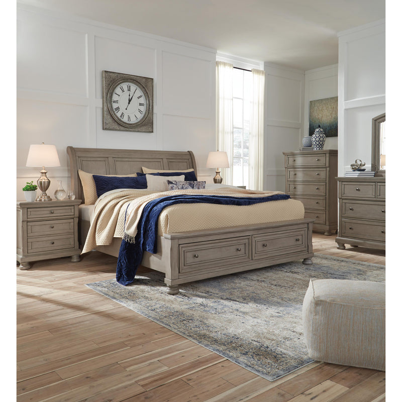  Size_California King  -- Lettner B733B9 California King Sleigh Bed IMAGE 4