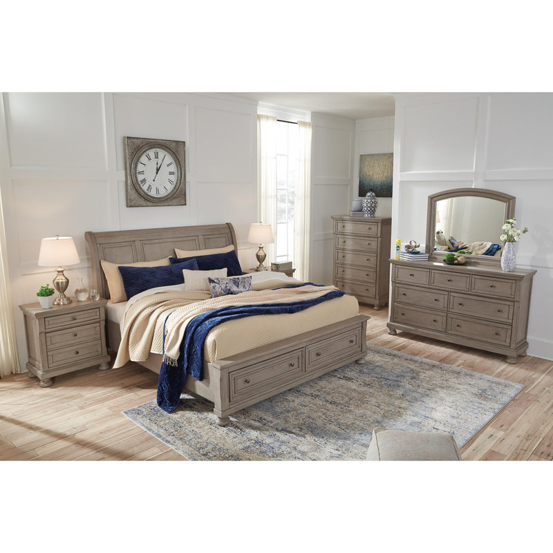  Size_California King  -- Lettner B733B9 California King Sleigh Bed IMAGE 5