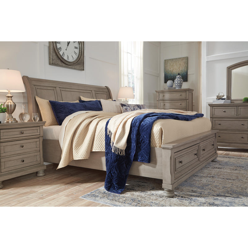  Size_California King  -- Lettner B733B9 California King Sleigh Bed IMAGE 6
