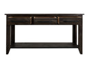 Teak - Sofa Table - Oil Black