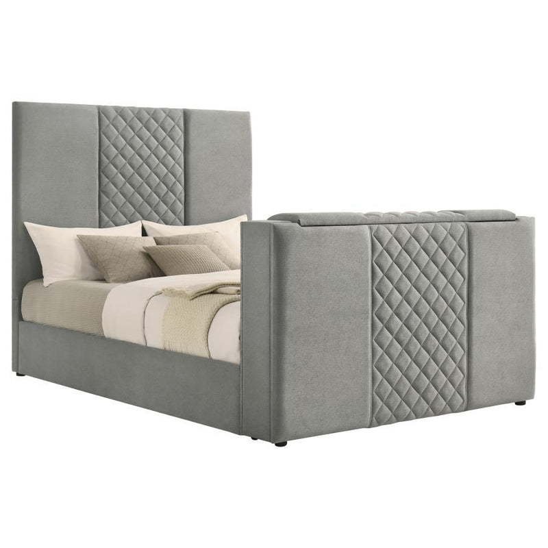 Tara - Queen Headboard, Box 1 of 3 - Gray