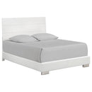 Felicity - Queen Headboard, Box 1 of 2 - White High Gloss