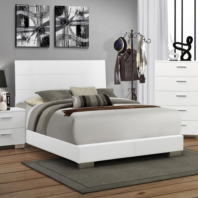 Felicity - King Headboard, Box 1 of 2 - White High Gloss