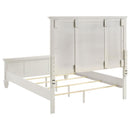 Sandy Beach - Queen Side Rails & Slats, Box 3 of 3 - Cream White
