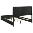 Cavelle - King Headboard, Footboard & Slats, Box 1 of 2 - Black