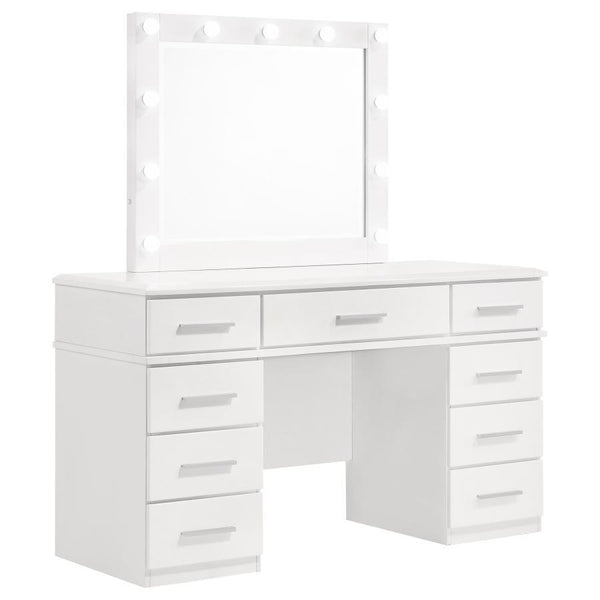 Felicity - Vanity Desk, Box 2 of 2 - Glossy White