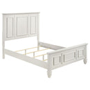 Sandy Beach - Queen Side Rails & Slats, Box 3 of 3 - Cream White