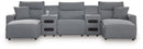ModMax II - Salt And Pepper - Reclining Sectional
