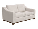 Natural Parota - Loveseat - Mink Withe