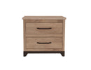 Natural Parota - Nightstand - Brown Cappuccino
