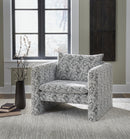 Kenbell - Accent Chair - Black / White