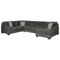  Manufacturer Color_Smoke  -- Ballinasloe 80703S2 3 pc Sectional with Chaise IMAGE 1