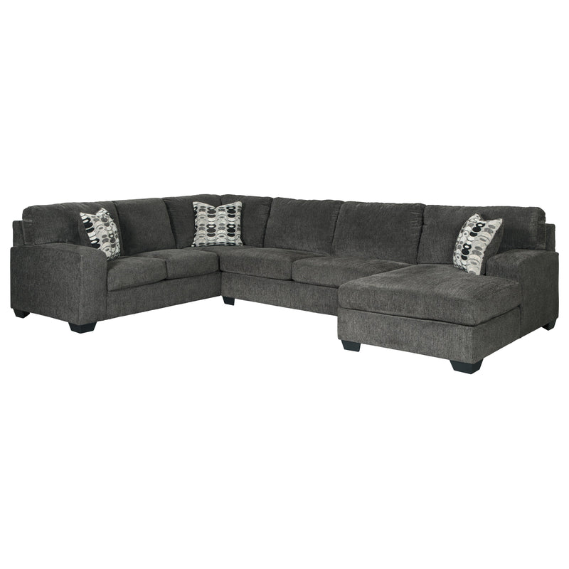  Manufacturer Color_Smoke  -- Ballinasloe 80703S2 3 pc Sectional with Chaise IMAGE 1