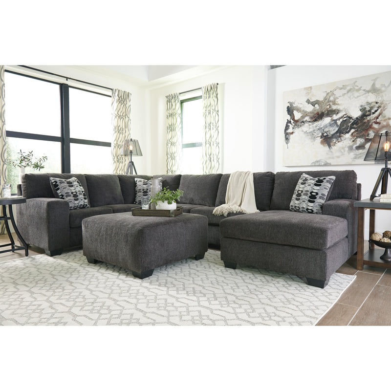  Manufacturer Color_Smoke  -- Ballinasloe 80703S2 3 pc Sectional with Chaise IMAGE 4